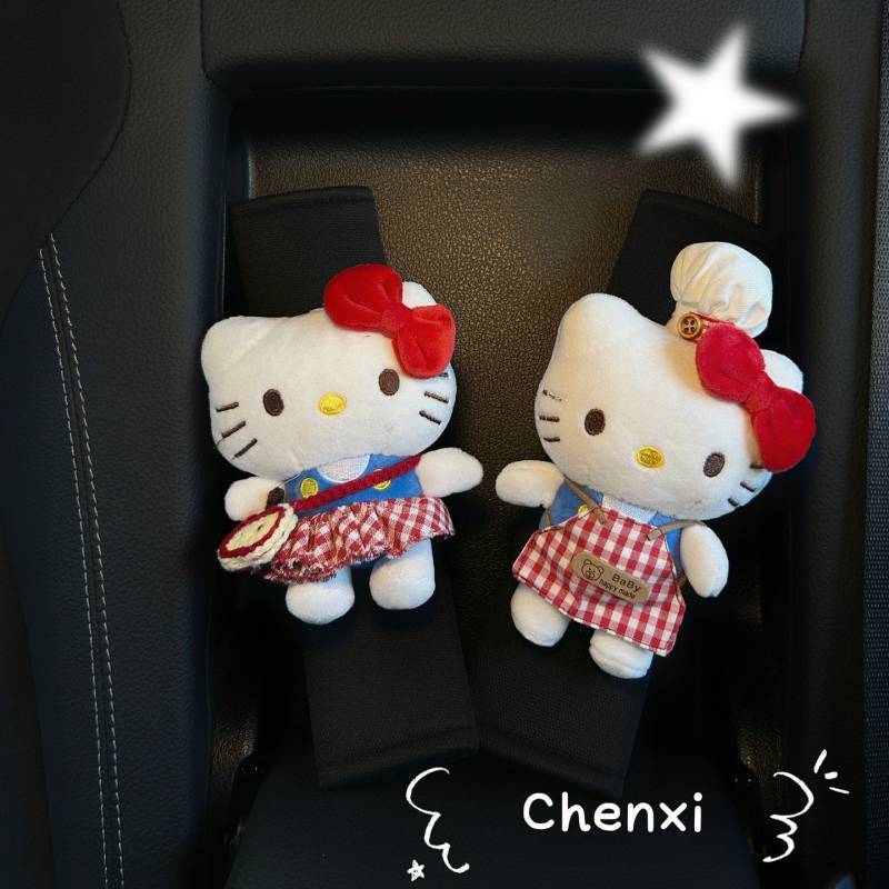 Cute Hello Kitty Shoulder Sleeve Safety Belt Decoration รูปที่ 3