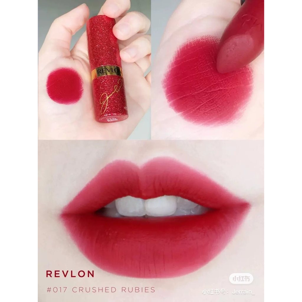 Revlon Recolor Moisturizing Lip Gloss Ladies Matte Lipstick Black Tube Bean Paste Lip Gloss เรือธงอย