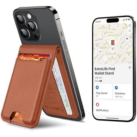 สําหรับกระเป๋าสตางค์ Magsafe ใช้งานได้กับ Apple Find My, Strongest Magnetic Wallet สําหรับ iPhone 17