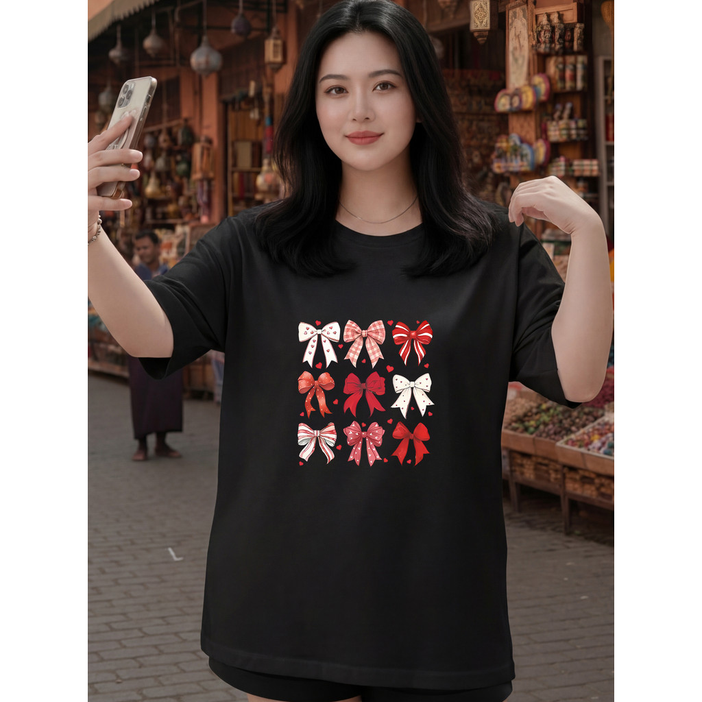 2Y915 [AIYOU] Tshirt ผู้หญิง Baju T เสื้อ Perempuan PLUS ขนาด Crop Top Seluar สไตล์เกาหลีผู้หญิง PLU