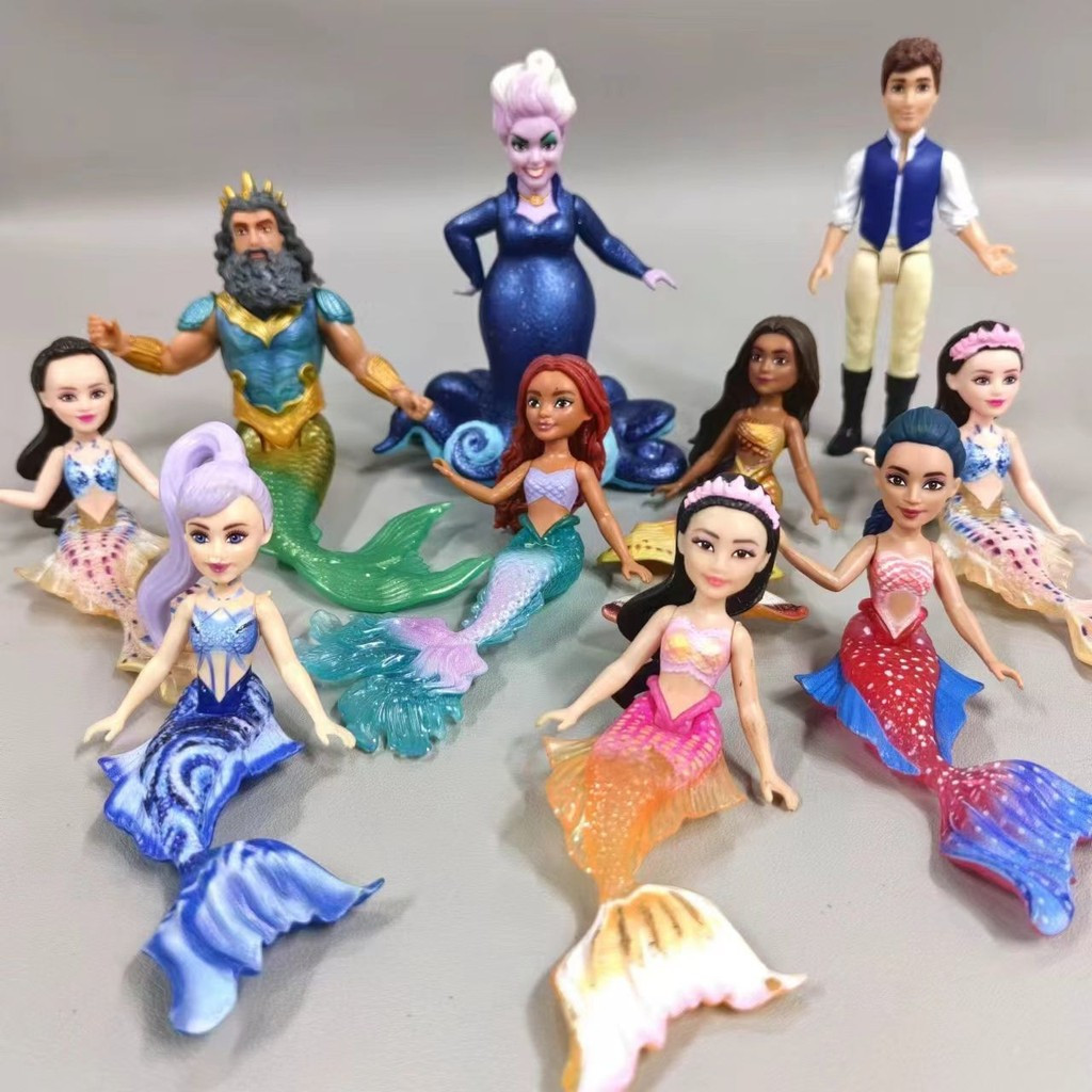 ของแท้ Disney Movie Merchanded Ariel Doll ตุ๊กตานางเงือก ตุ๊กตาน้องสาว [Jeo]