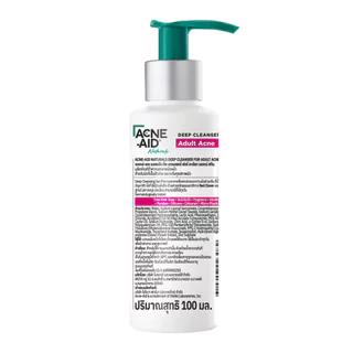 Acne Aid แอคเน่-เอด เนเชอรัล ดีพ เคลนเซอร์ ฟอร์ อะดัลท แอคเน่ 100 มล.