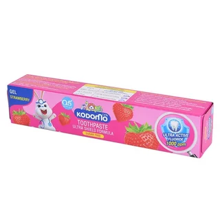 FernnyBaby โคโดโม ยาสีฟัน Kodomo 40G ยาสีฟันเด็ก โคะโดะโมะ สำหรับเด็ก รุ่น ยาสีฟัน โคโดโม สีชมพู สตอเบอรี่ 40 กรัม