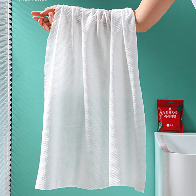 70x140cm Disposable Bath Towels Large Compressed Cotton Thickened Bath Towels Travel Hotel Bath Wash