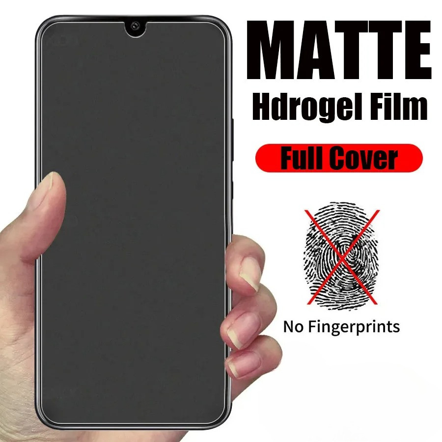 1-2 ชิ้น Soft Matte Hydrogel ฟิล์ม Frosted TPU ป้องกันหน้าจอป้องกันลายนิ้วมือสําหรับ Oppo K1 K3 K5 K