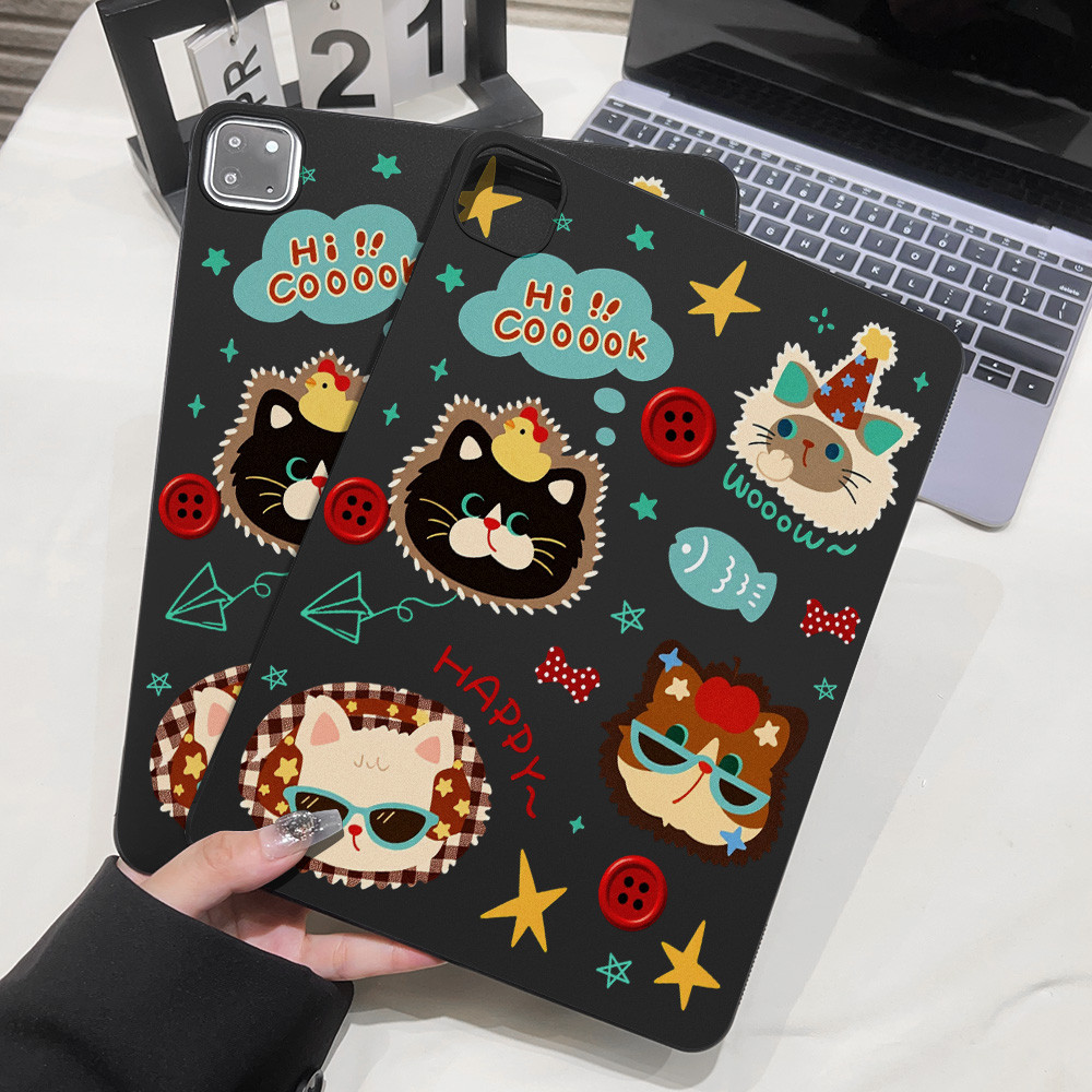 กรณี สำหรับ Xiaomi Pad 7/7S Pro/6/6Pro/6S Pro/8/8Pro Mini กรณี Redmi K Pad 2/2Pro SE Poco Pad แมวน่ารัก ฝาครอบแท็บเล็ต