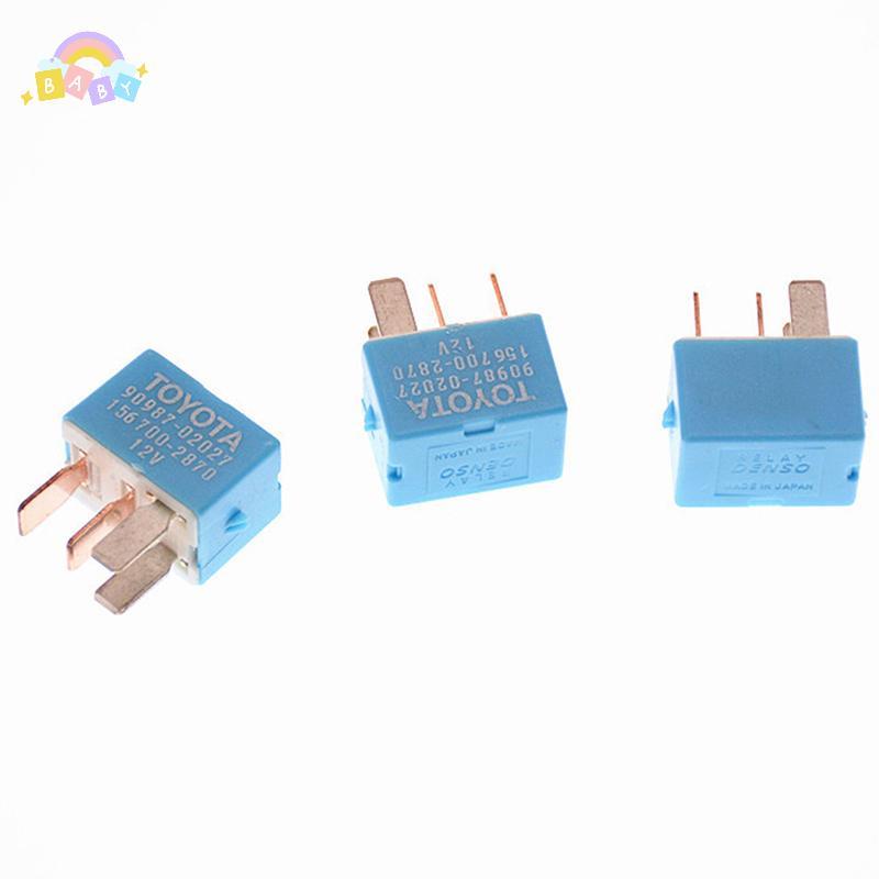 [BB-t] รีเลย์ยานยนต์คุณภาพสูงขนาดเล็ก Denso รีเลย์ 12V 4pin รีเลย์ไฟฟ้ารถยนต์รีเลย์ขนาดเล็ก EFI รีเลย์ใหม่
