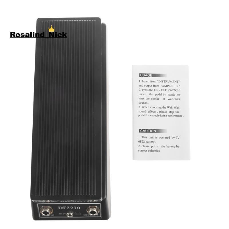 [Rosalind_Nick] Classic Wah Pedal Df2210 กีตาร์ไฟฟ้า Wah Wah Pedal สําหรับเครื่องเล่นกีตาร์ไฟฟ้า Dj 