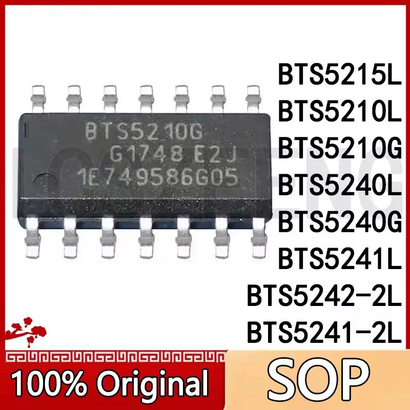 5PCS BTS5240L BTS52210L BTS5215L BTS52241L BTS5210G BTS5240G BTS52241 BTS5242-2L HSOP12 ชิปic