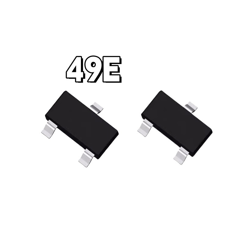 ยี่ห้อใหม่ 49E Hall Sensor OH49E S49E SS49E Linear Hall สวิทช์ส่วนประกอบ Patch SOT23