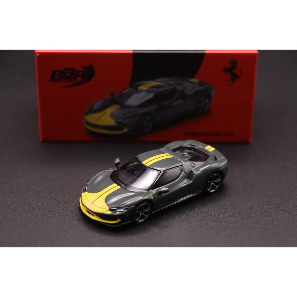 1/64 บีบีอาร์ เฟอร์รารี296 gtbแบรนด์ใหม่พร้อมสต็อกรถโลหะผสมรุ่นภาพขายเป็นแบบขายเป็นแบรนด์ใหม่ไม่มีมี