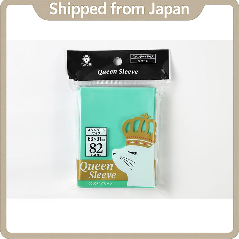 TOYGER Queen Card Sleeves (M Size) — 82 pcs Protective Playing Card / TCG Deck Sleeves — Available i