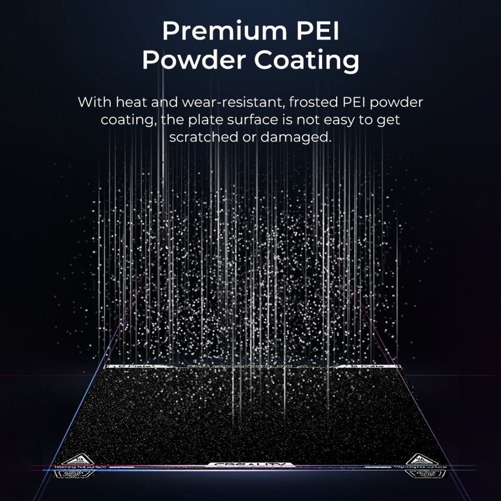 Wowowi Wowowi Creality K1 Smooth PEI Build Plate 235x235mm-ไม่มีแม่เหล็กอ่อน Easy Model Removal เหมา