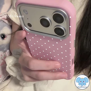เคสหนังลายจุดโบว์แดง ม้า2026 น่ารักสุดๆ สำหรับ IPhone 13 15 17 16 11 Air 14 12 Pro Max 7 8 16 Plus XR X XS SE 2 3