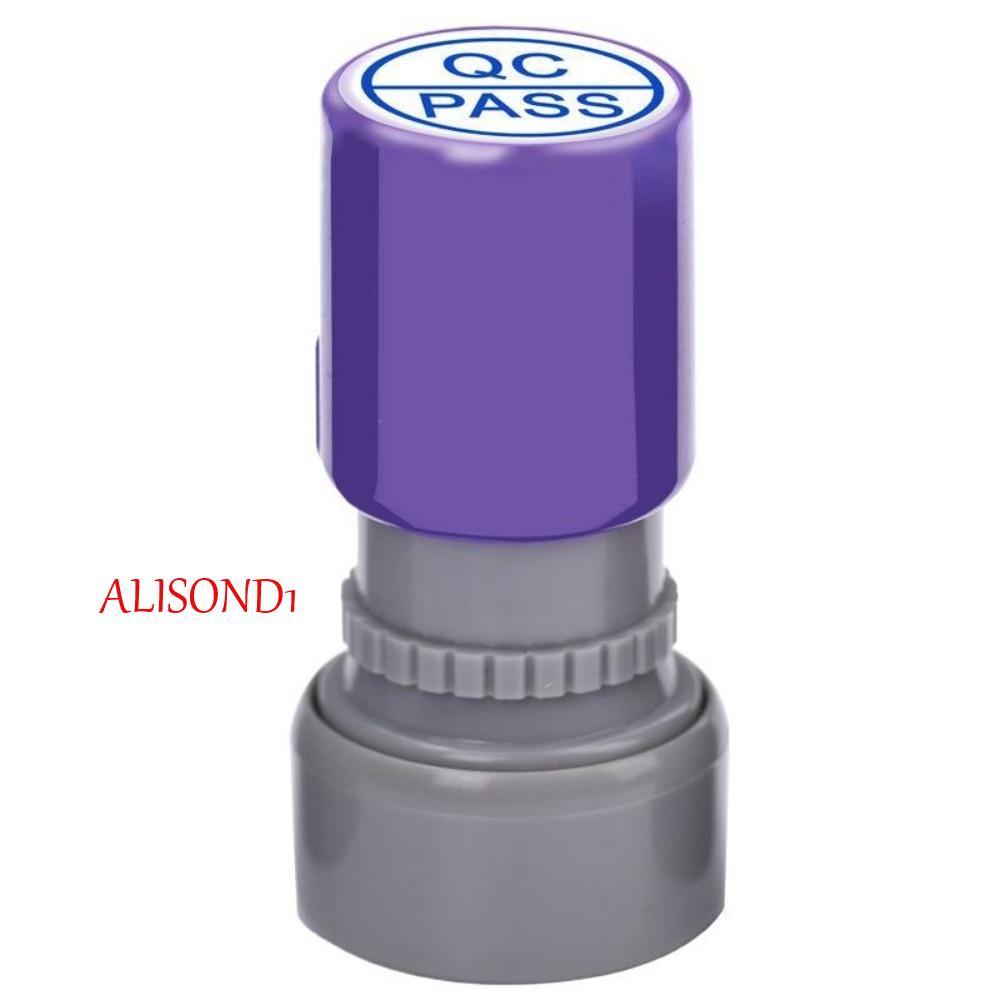 ALISOND1 QA QC Inspect Stamp, Self-Inking แกะสลักคุณภาพ PASS Stamp, Pocket IPQC FQC IQC Quality Inspection Stamp คลังสินค้า