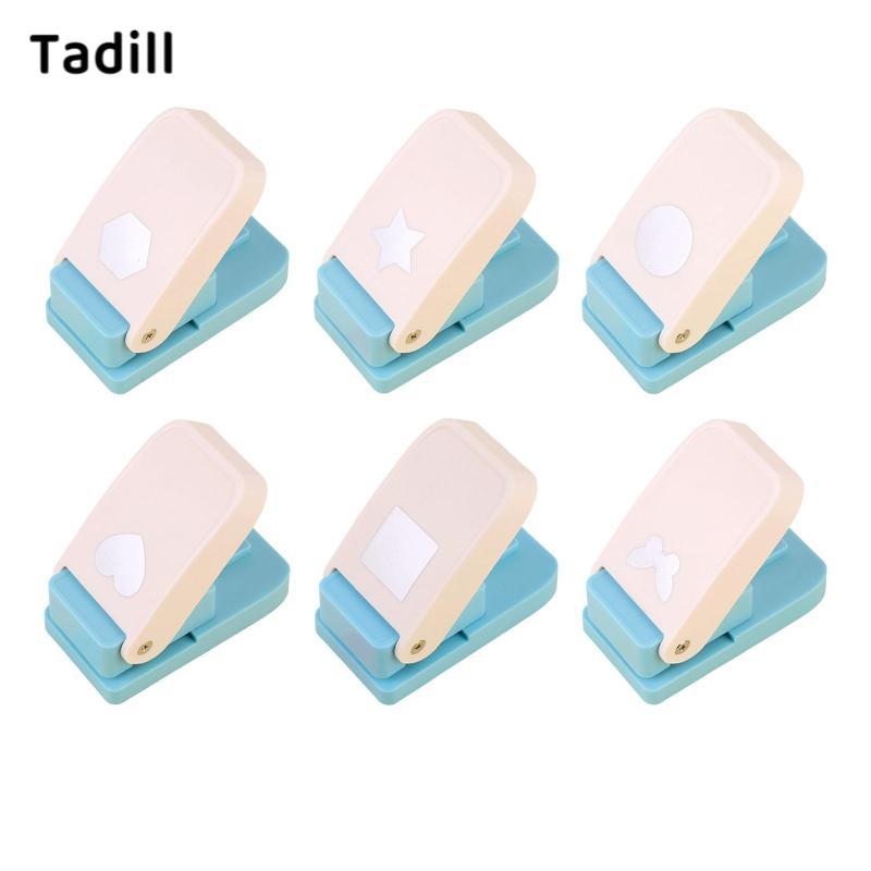 [negjsg] Tab Label Punch Hand Punch Craft เครื่องมือกระดาษ Hole Punch ทําจากเหล็กคาร์บอนและ PP สําหรับ Scrapbooking School Office 9.3 ซม.X 5 ซม.X 3.2 ซม.สําหรับ Organi