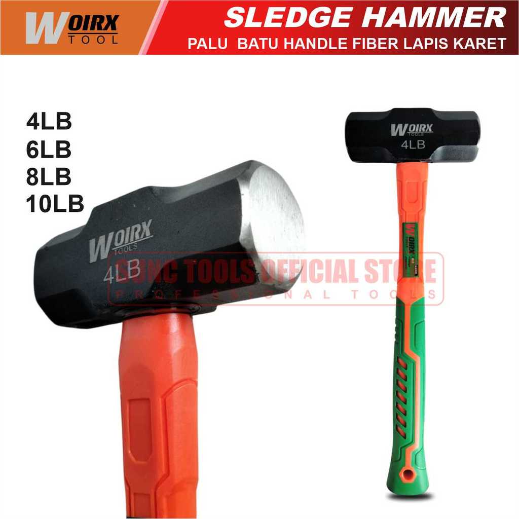Bodem Sledge ค้อนยางไฟเบอร์ Handle 4LB 6LB 8LB 10LB WOIRX เครื่องมือ