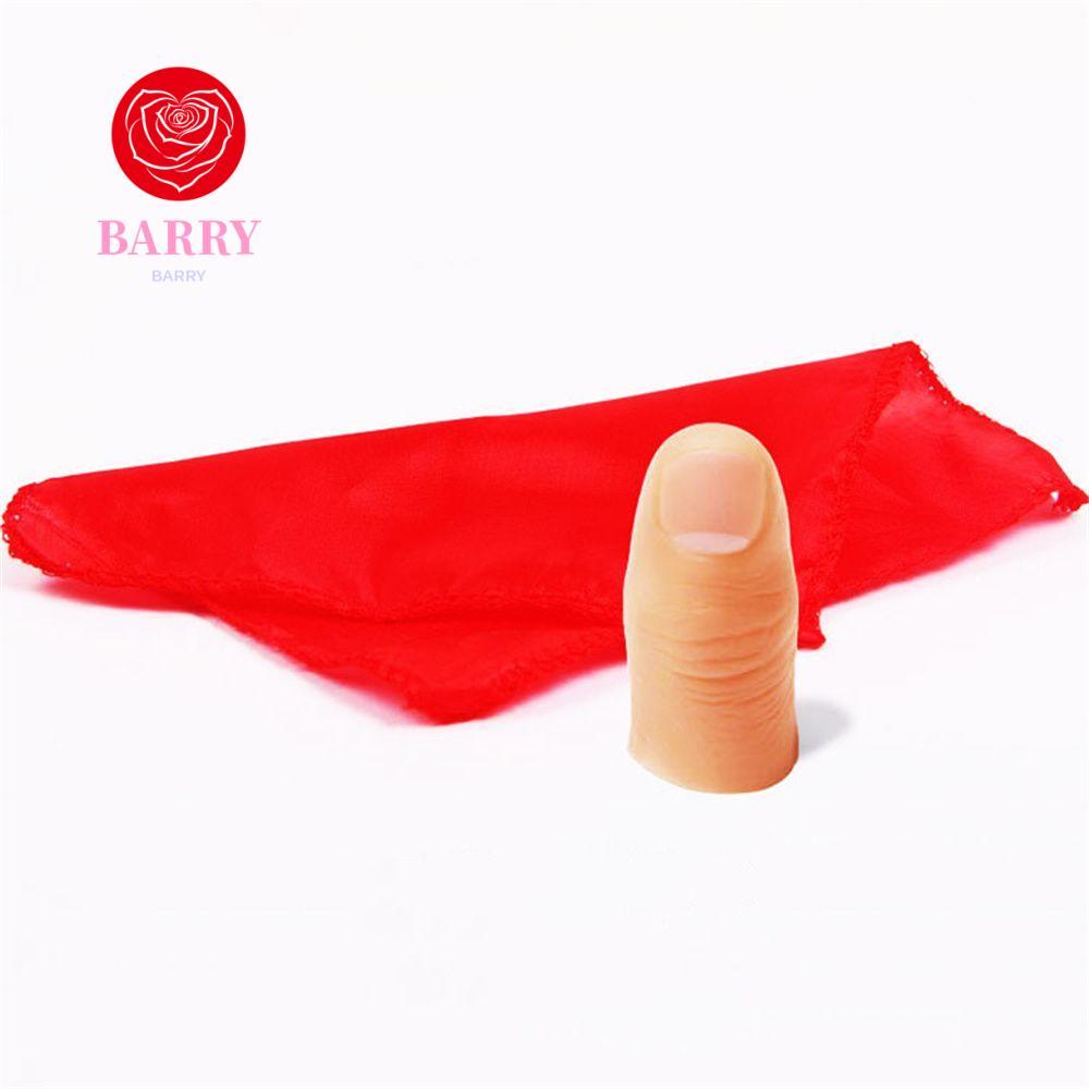 BARRY Finger Thumb Tip ของขวัญเด็กของเล่นตลก Magic Props ผ้าไหมสีแดง Street Trick Magic Tricks ราคา ถูกที่สุด ดีลบีเคเค รูปภาพหลัก