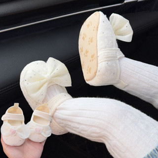 รองเท้าเด็กแรกเกิด ดีไซน์โบว์น่ารัก นุ่มสบาย เจ้าหญิงรองเท้า…