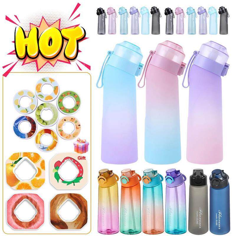 ขวดน้ํารสพร้อม Flavour Pods Air Water Up Bottl 7 ขวด