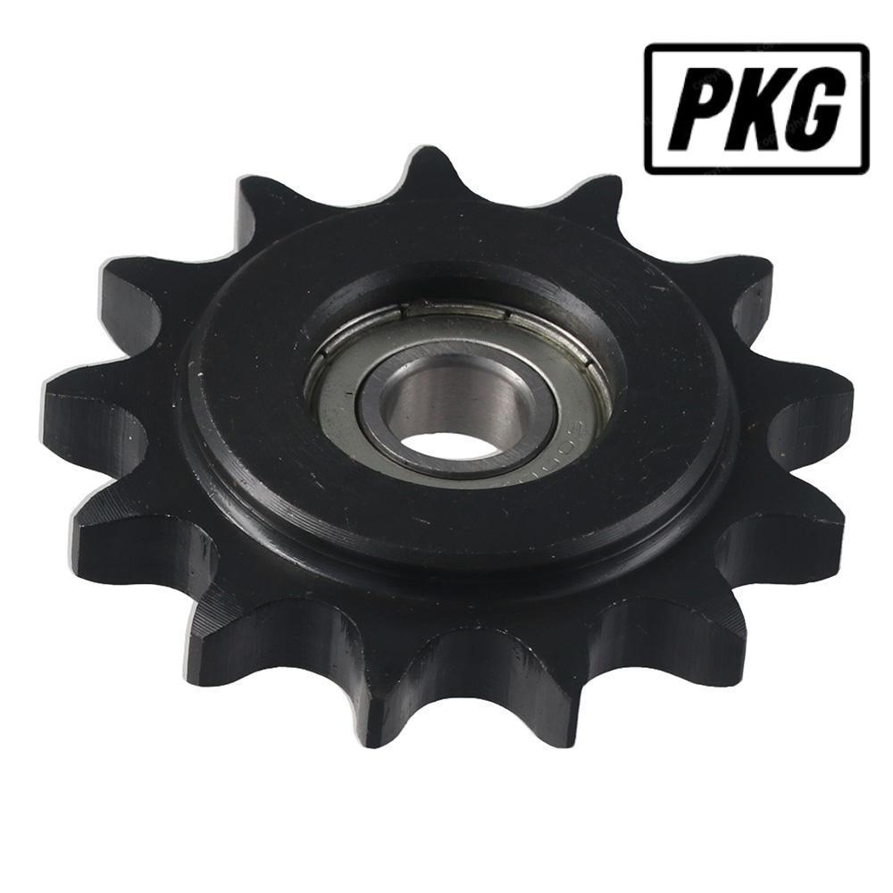 REPKG นูน Idler Gear, C45 เหล็กคาร์บอน 10 มม.Bore 1/2 "Pitch Chain Idler Sprocket, ใส่ 13 ฟัน Tensio