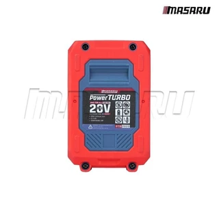 MASARU แบตเตอรี่ รุ่น POWER TURBO 20V แบตเตอรี่ลิเธียม 2.0Ah 4.0Ah 6.0Ah สำหรับเครื่องมือ แบตเสริม