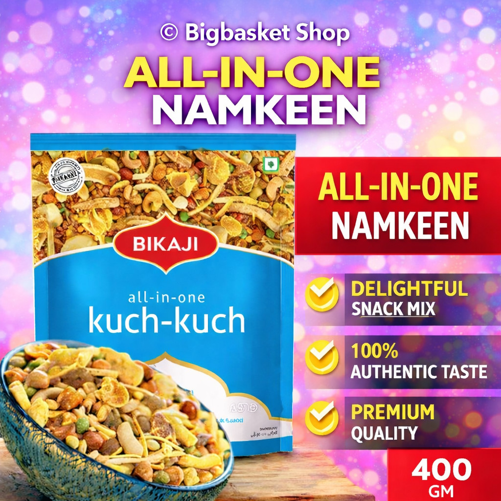 Bikaji All In One Namkeen 400g.