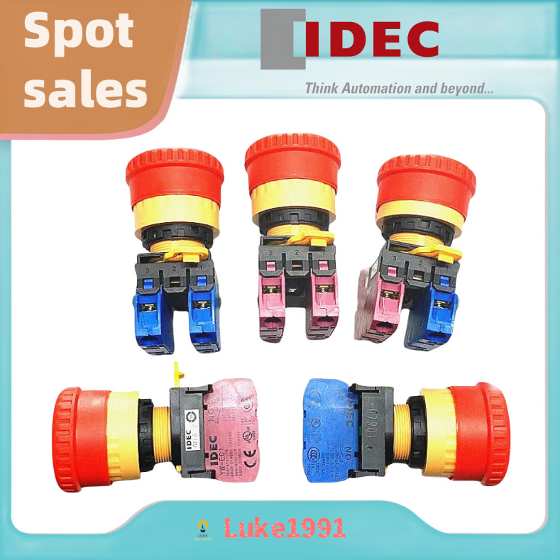IDEC หัวเห็ดปุ่มหยุดฉุกเฉิน YW1B-V4E01R V4E02R 4E11R 03 04 22R
