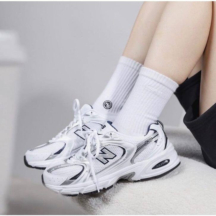 100% Authentic🔥New Balance NB530 GREY WHITE รรองเท้ากีฬา รองเท้าบาสเก็ตบอล MR530SG/MR530SH/MR530ADจั