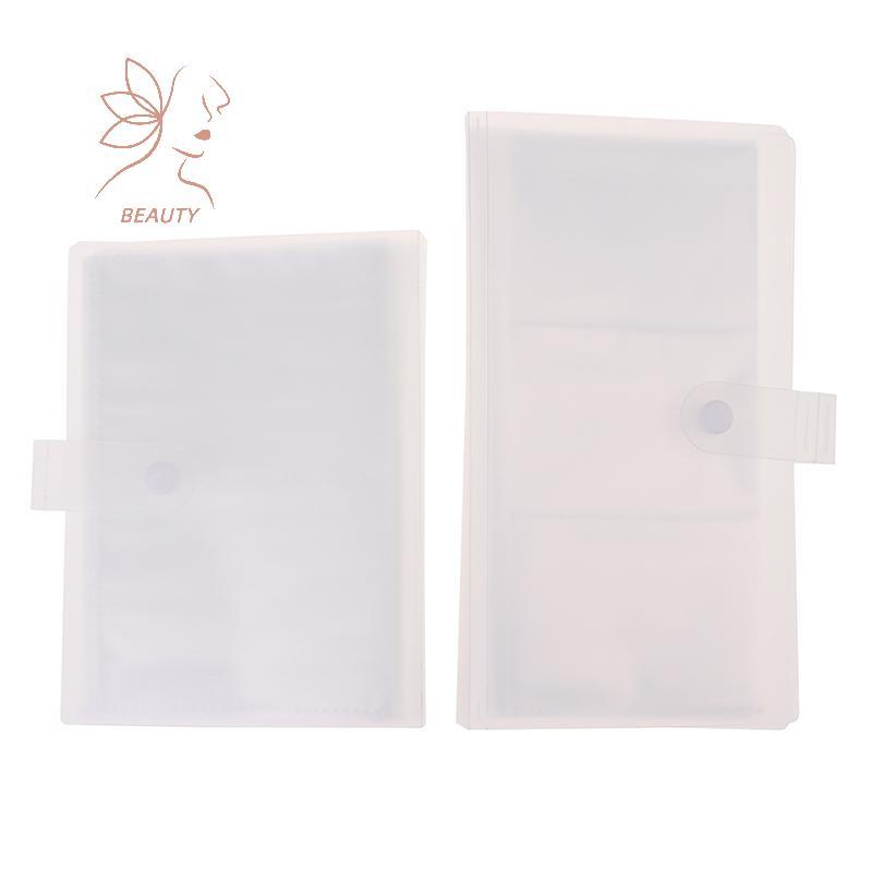 [maybeauty] 80/168 Slots Nail Stier Empty Storage Book Holder Case Photo Album With Button {VN}