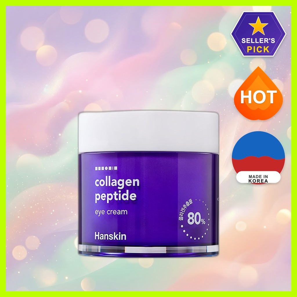 [hanskin] Collagen Peptide Eye Cream 80ml / Korean Eye Cream / Collagen Peptide / ของแท้ 100% โดย Ji