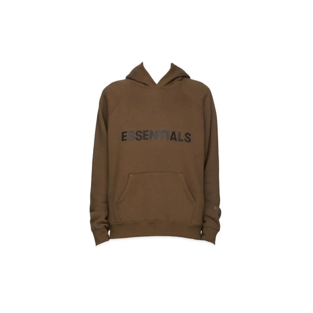 FEAR OF GOD ESSENTIALS SSENSE 3D Silicon Applique Pullover Hoodie Rain Drum Unused