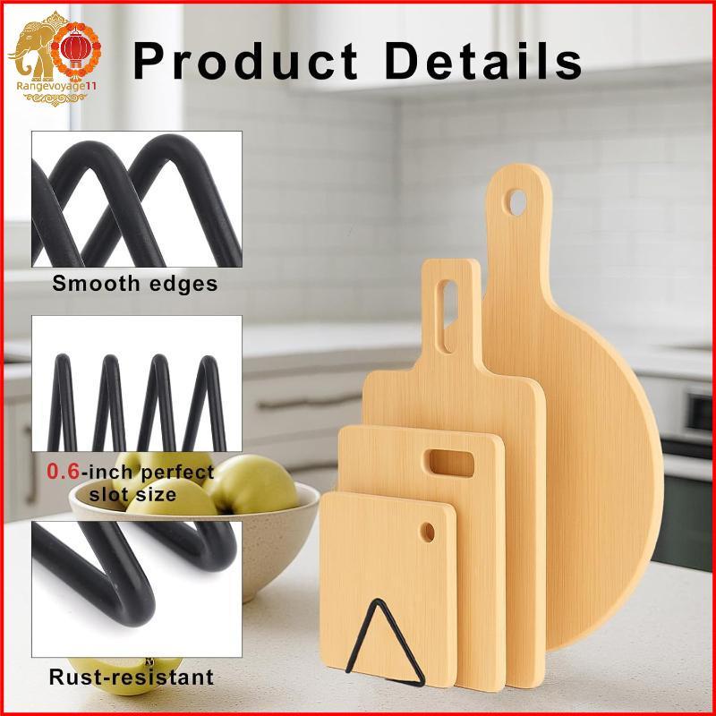 [RG1] 4 ช่องเขียงโลหะขาตั้งห้องครัว Ra แบ่งสําหรับเขียงห้องครัวสําหรับเขียงสําหรับ Easy [th]