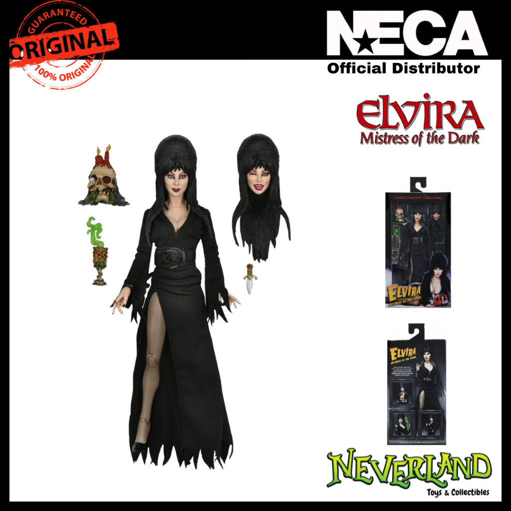 (🔵PRE-ORDER)(NECA) Elvira 8" Scale Clothed Figure