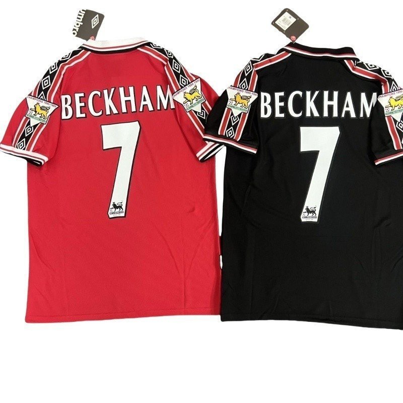 98-99 MU Home Away Retro Soccer Jersey Football Manchester United- Terry66