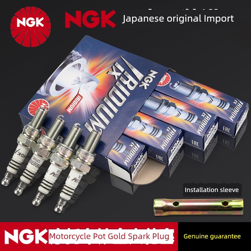 ❉หัวเทียน NGK รถจักรยานยนต์ Iridium CR6/7HIX CR7/8/9EIX GSX250R แฟลช 300S Race 600❖
