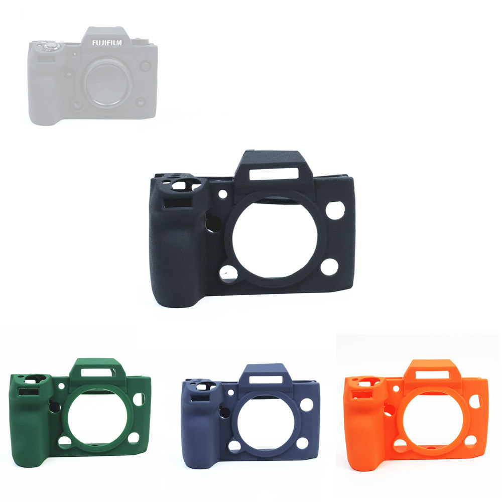 XH2 XH2s Silicon Case ยางผิวกระเป๋ากล้องสําหรับ Fujifilm X-H2 X-H2s กล้องดิจิตอล
