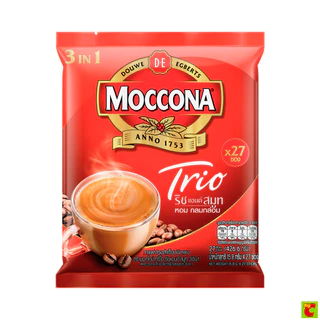 มอคโคน่า ทรีโอ กาแฟปรุงสำเร็จ 3อิน1 ริชแอนด์สมูท 15.8 ก. x 27 ชิ้น