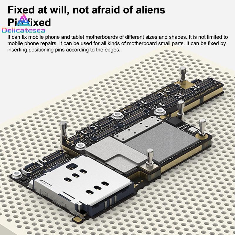 [Delicatesea] 18Kinds Universal High-Temperature Resistance Maintenance Platform PCB Chip IC Repair Pin Fixing Table เครื่องมือซ่อมโทรศัพท์มือถือใหม่
