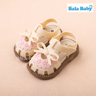 รองเท้าหัดเดินเด็กผู้หญิง รองเท้าแตะเด็กลายโบว์สุดคิ้วท์ รุ่น Sweet Bow Sandals DDX06