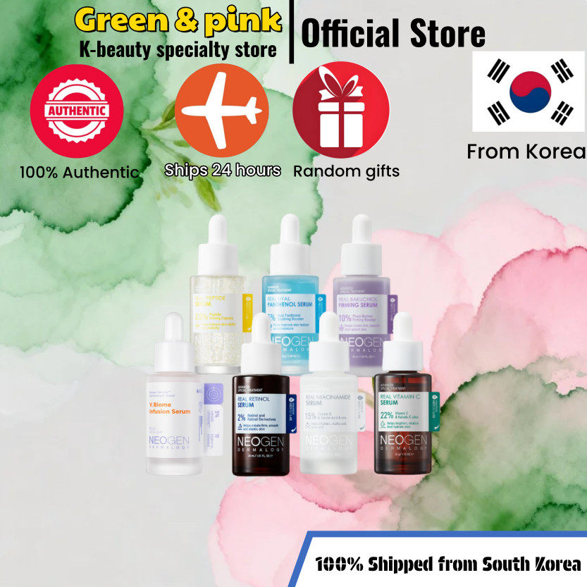 [NEOGEN DERMALOGY] Skincare Essence-Bakuchiol/Real Hyal Panthhenol/V.Biome Infusion/Peptide/Retinol/