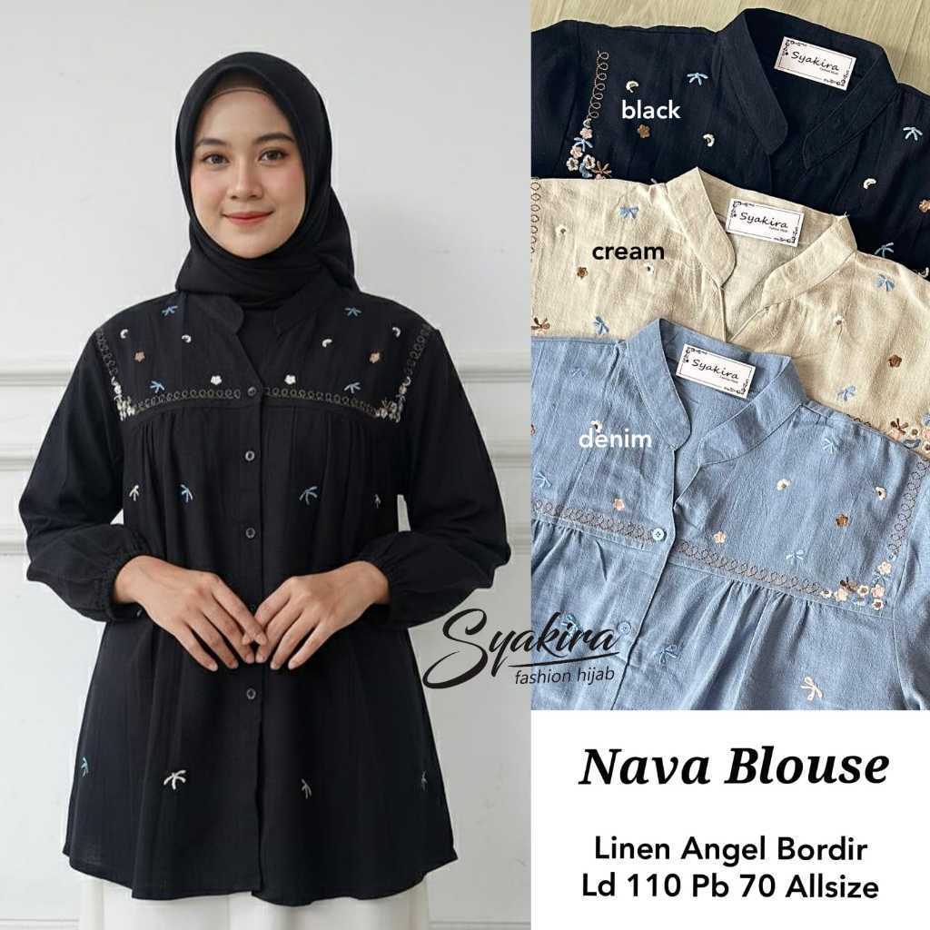 0403 NAVA BLOUSE โดย sYAKIRA ORIGINAL