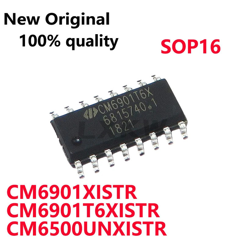 5PCS CM6901XISTR CM6901X CM6901T6XSTR CM6901T6X CM6500UNX CM6500UNX SOP16 ในสต็อก
