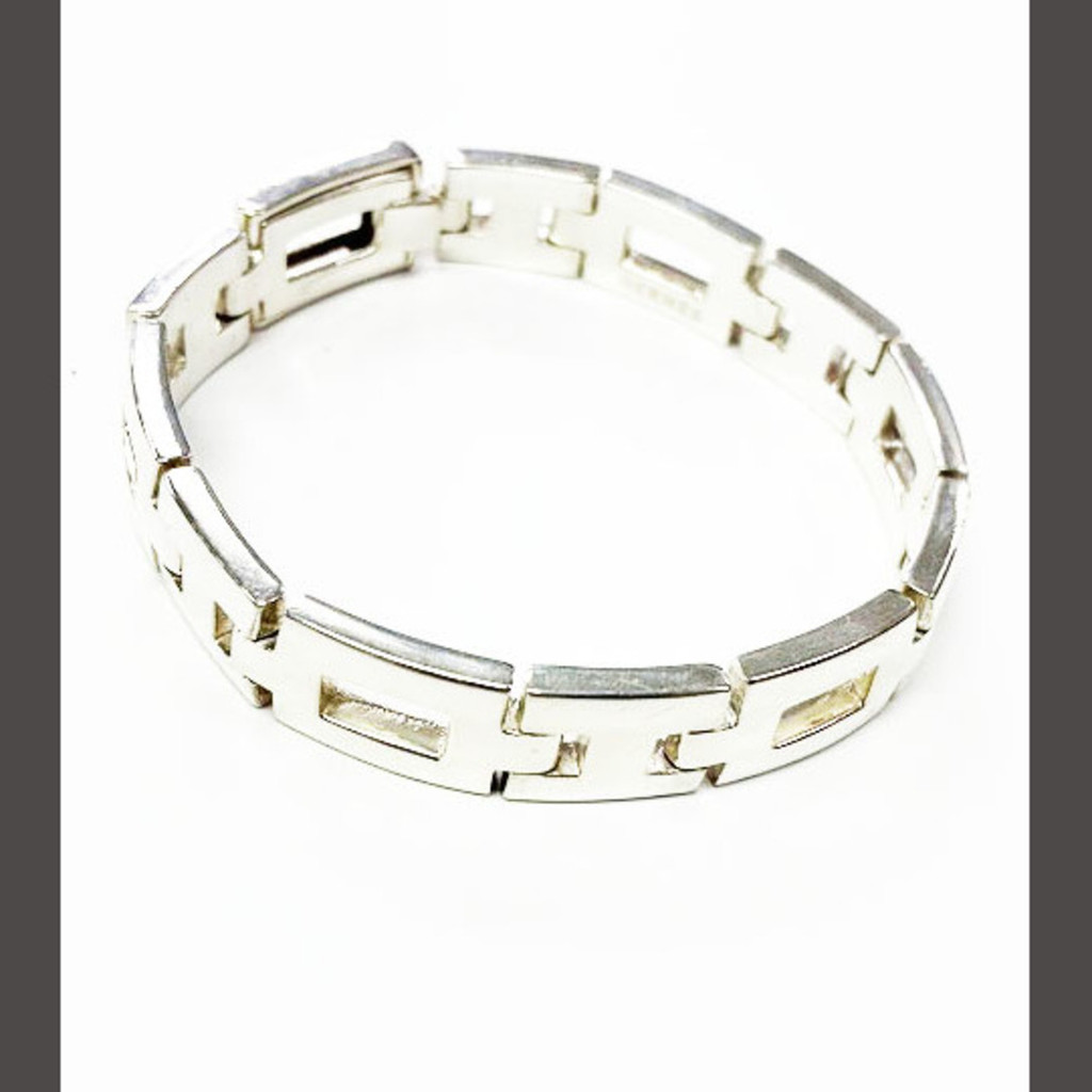 HERMES Bangle Silver Direct from Japan Secondhand