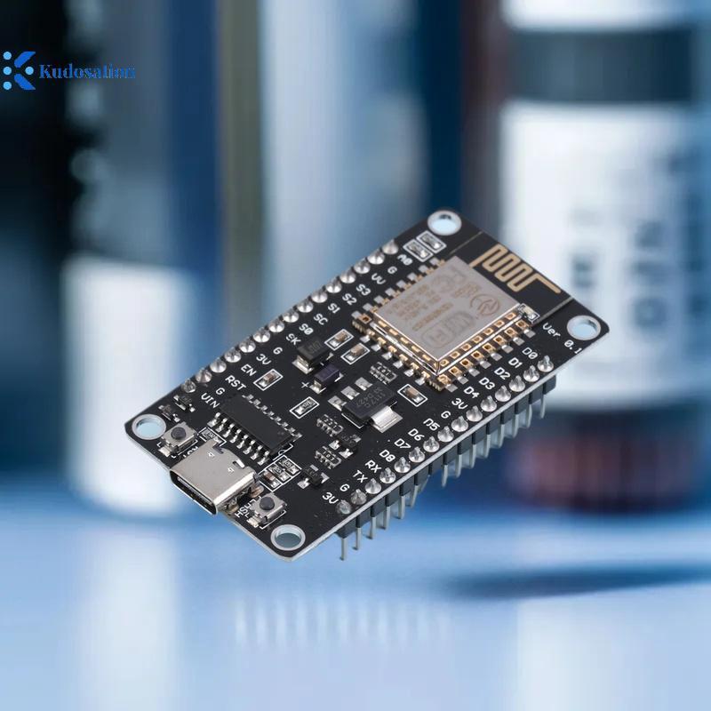Kudosation Nodemcu Lua V2.1 ESP8266 ESP-12F บอร์ดพัฒนา WIFI Micro USB- CH340 บอร์ดพร้อมปุ่มแฟลชและปุ