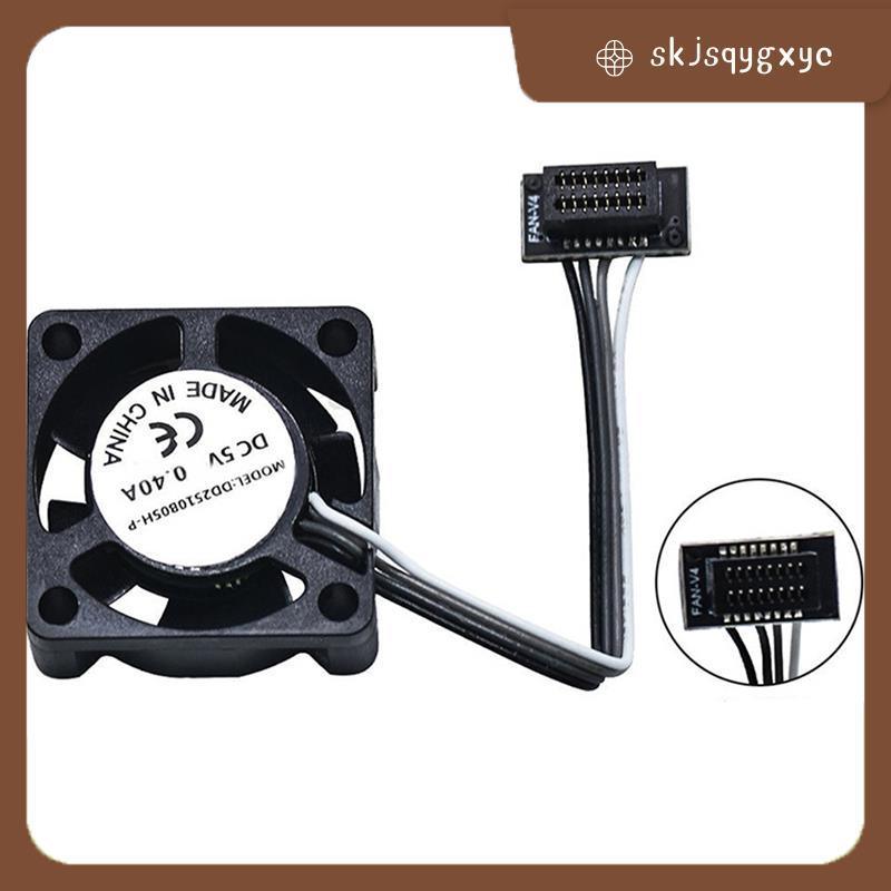 skjsqygxyc3D เครื่องพิมพ์ Hotend พัดลมระบายความร้อนขนาดเล็ก PWM อุณหภูมิควบคุมสําหรับ Lab P1S P1P แฟ
