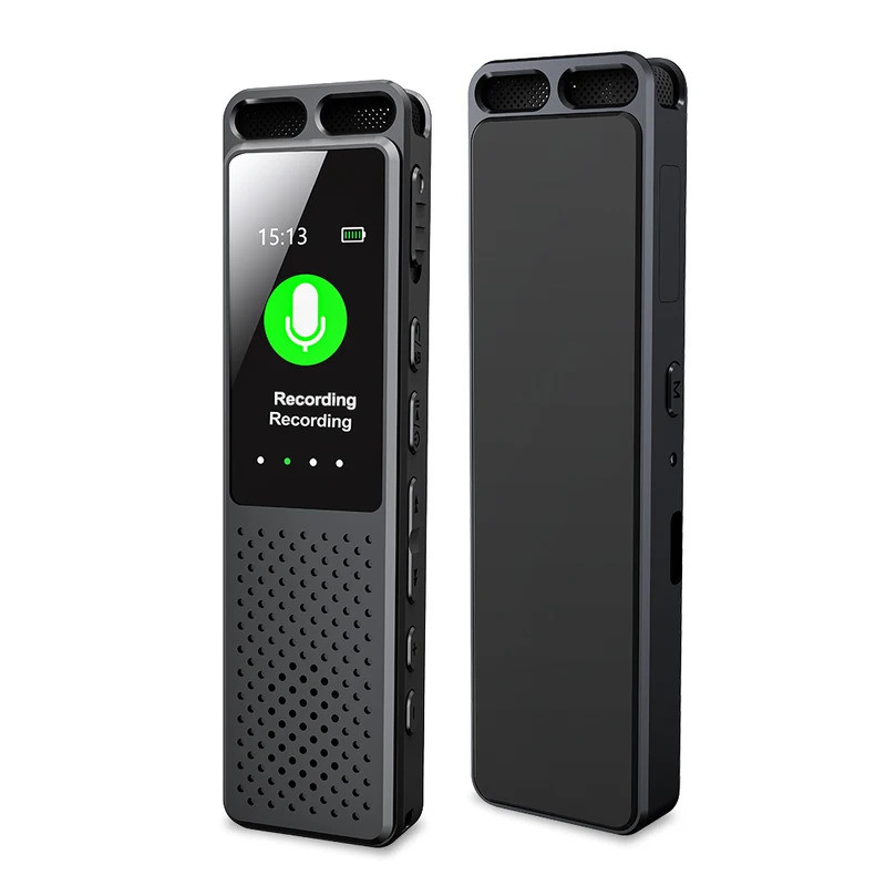 Vandlion V99 เครื่องบันทึกเสียงเปิดใช้งาน 80h การบันทึกเวลานาน 1.47 "หน้าจอ TFT WAV 1536kbps HiFi Lo