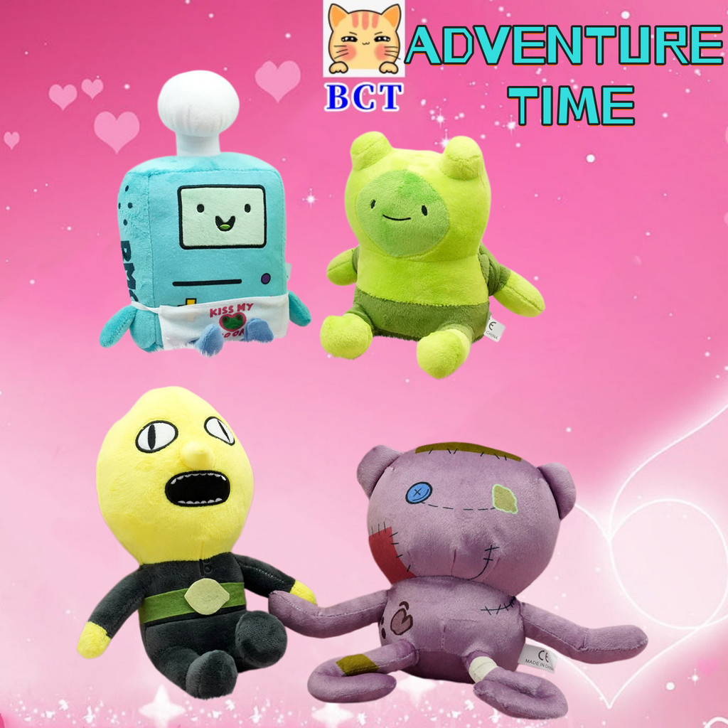 BCT ADVENTURE TIME ตุ๊กตา PlushFnn และแจ็คเวลาผจญภัย BMO ตุ๊กตาของเล่นตุ๊กตาของขวัญวันเกิดเด็กของขวั