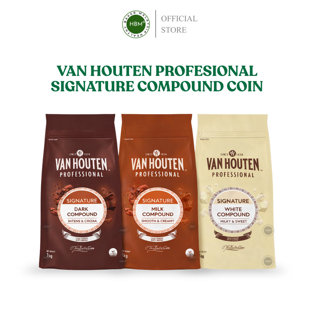 Van Houten Professional Compound Milk Coin 1kg / Van Houten Dark Coin / Van Houten White Coin / Van 