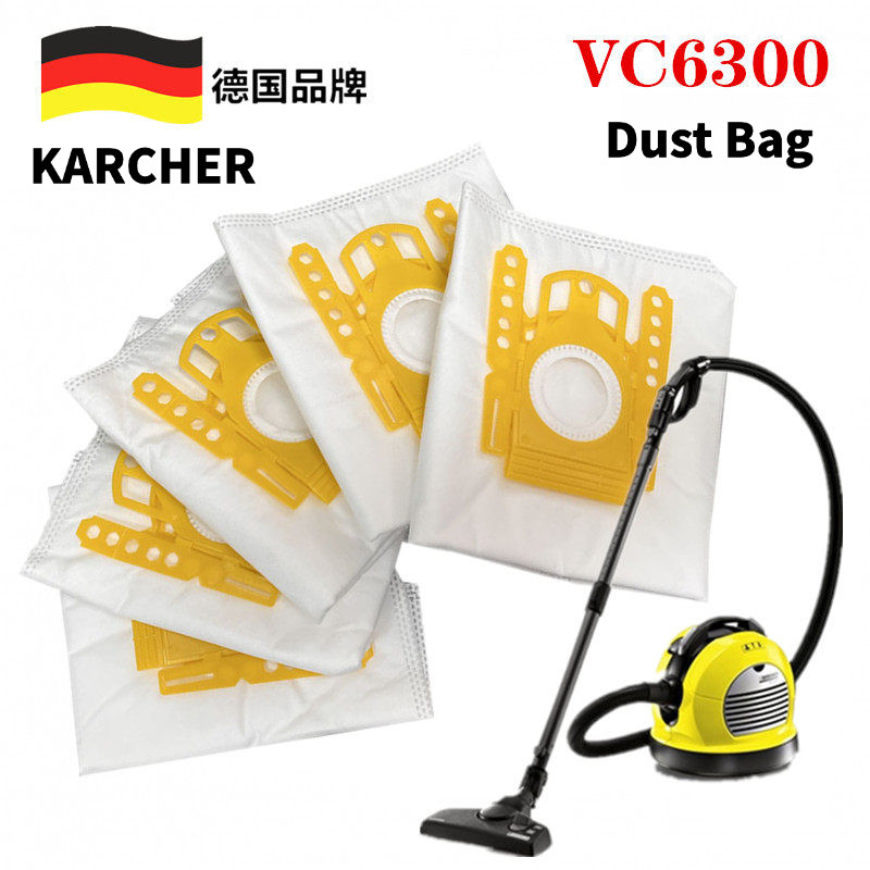 5/10/20pcs ถุงเก็บฝุ่นสําหรับเยอรมัน karcher กลุ่ม VC6 VC6300 VC อุปกรณ์เสริม Series 6.994-329.0 สํา